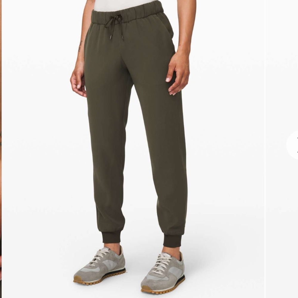 lululemon athletica Olive Green Track Joggers